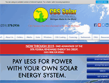 Tablet Screenshot of cbssolar.com